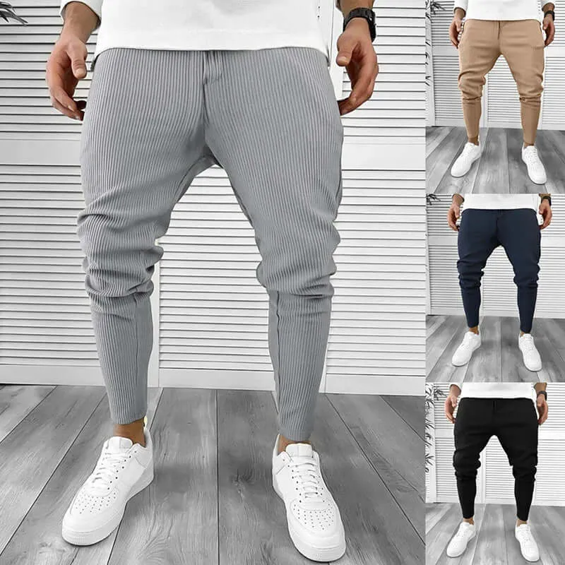 Men's Casual Tailored Trousers: Versatile & Comfortable