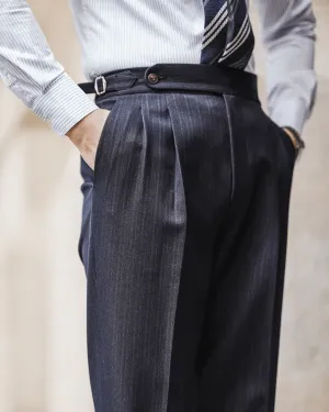 Men's Non-Iron Draped Business Trousers