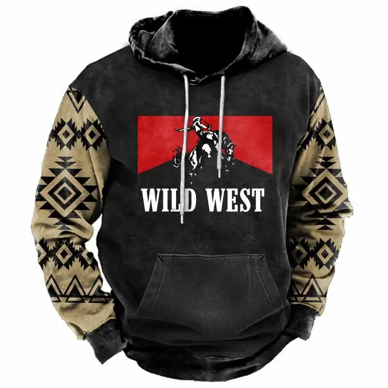 Men's Street Sports Fashion Hoodie - Stylish & Comfortable, Multiple Sizes S-5XL - Durable Polyester Fiber - Year-Round Wear