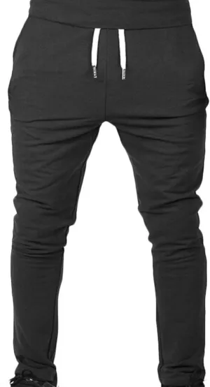 Men's Workout Sport Pants, Men Slim Fit Athletic Running Jogger Track Pants Casual Sweatpants Trousers with Pockets