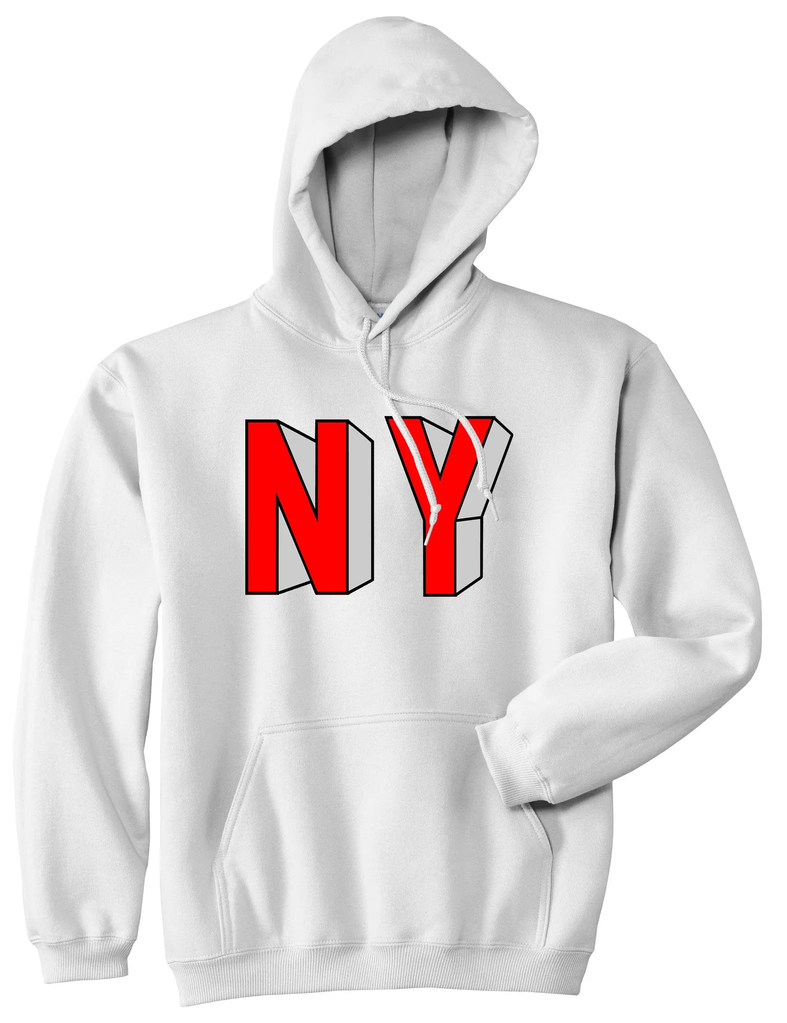 NY Block Letters Pullover Hoodie