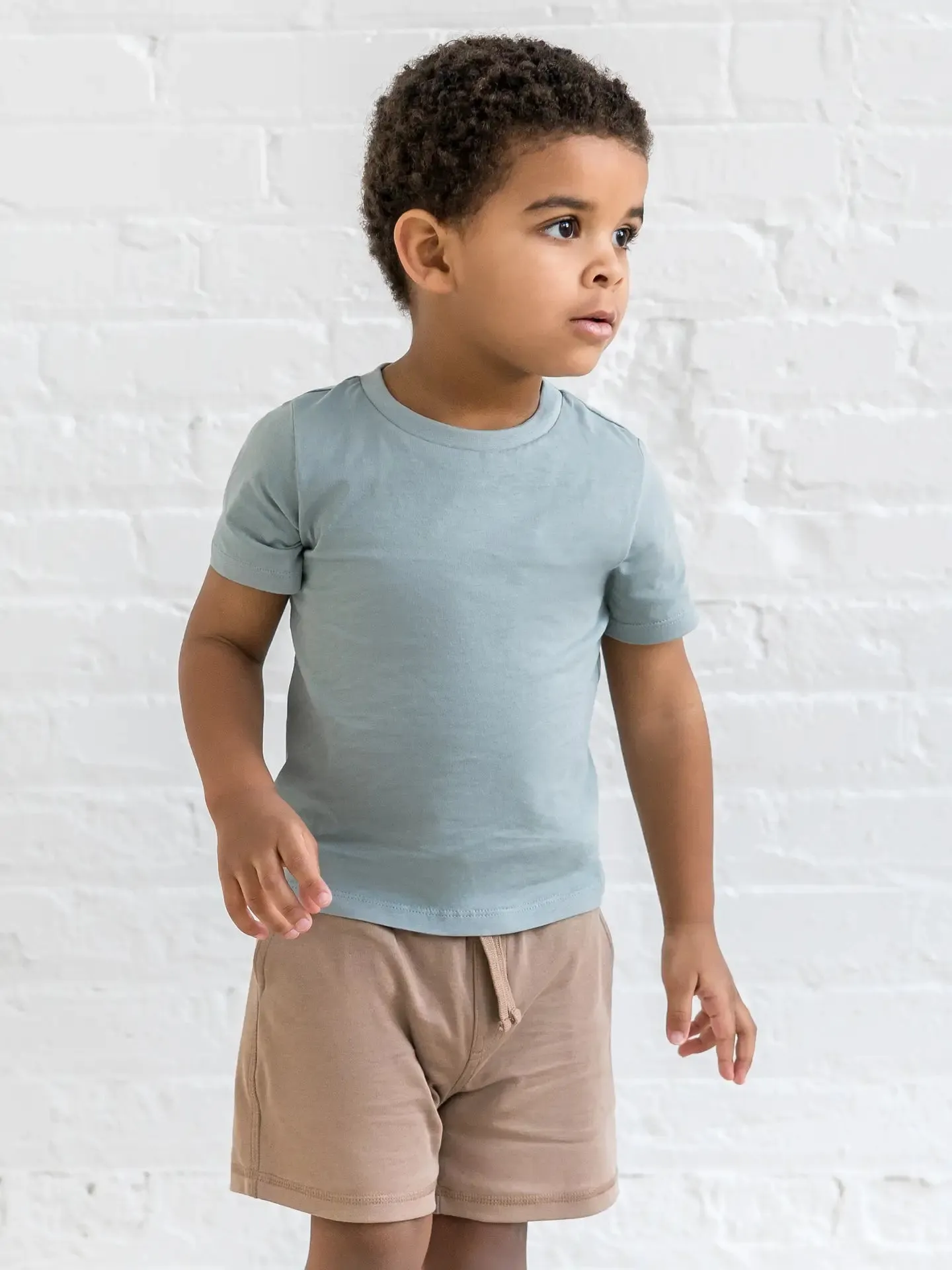 Organic Classic Crew Neck Tee - Tide