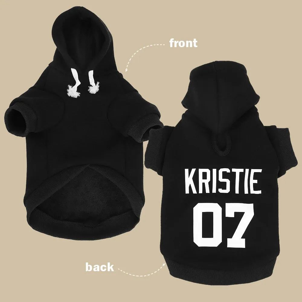 PersonalPaws™ Custom Dog Hoodie - Personalized Coat