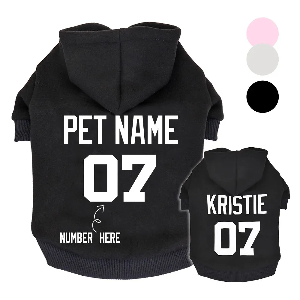 PersonalPaws™ Custom Dog Hoodie - Personalized Coat