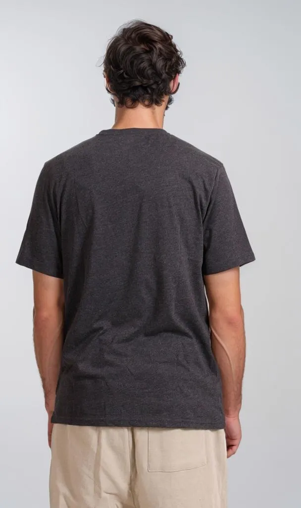 R208590 -Single Jersey Basic T-Shirt - Charcoal
