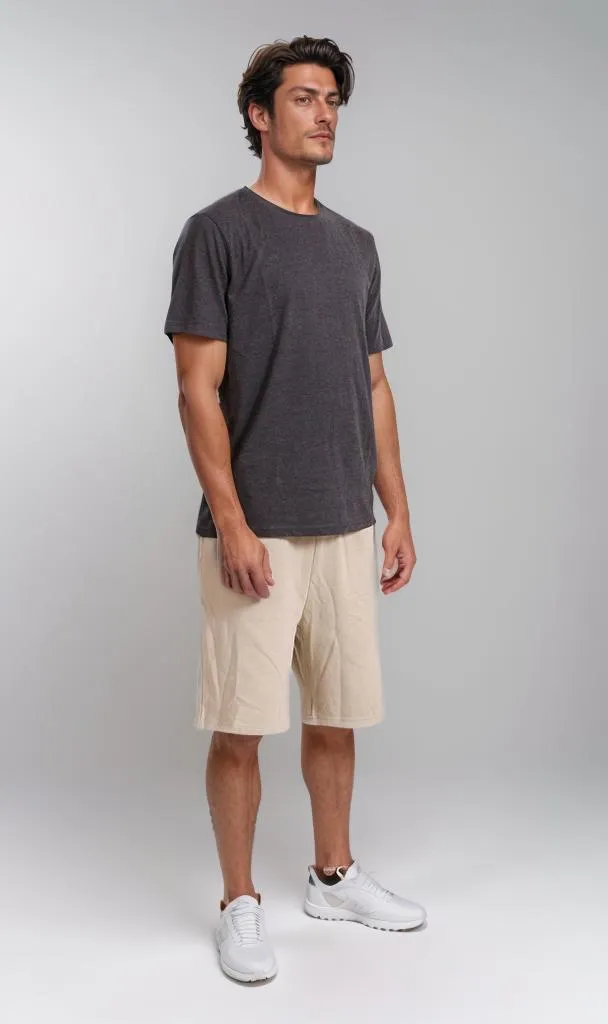 R208590 -Single Jersey Basic T-Shirt - Charcoal