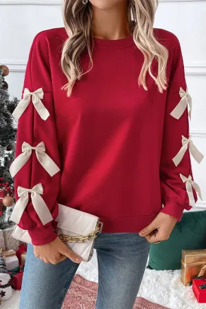 Red Bow Sweatshirt