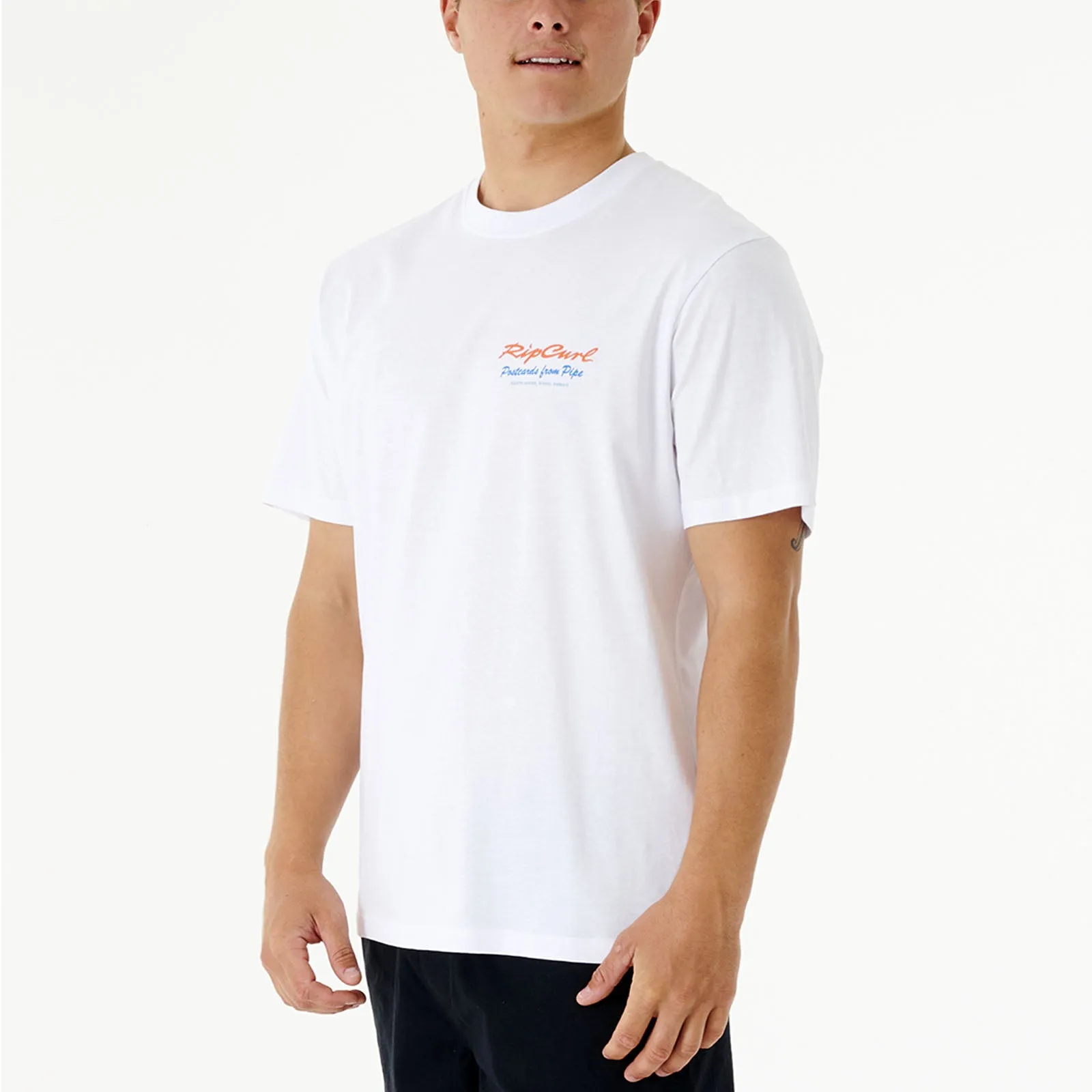 Rip Curl Mens Postcards 2nd Reef Crew Neck Cotton T-Shirt