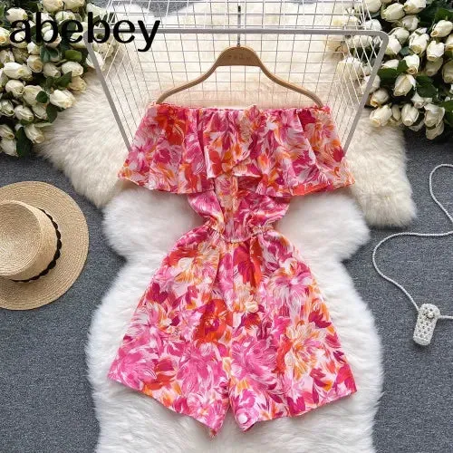 Ruffled Casual Overalls