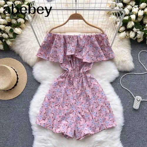 Ruffled Casual Overalls