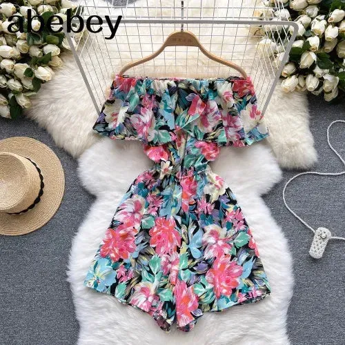 Ruffled Casual Overalls