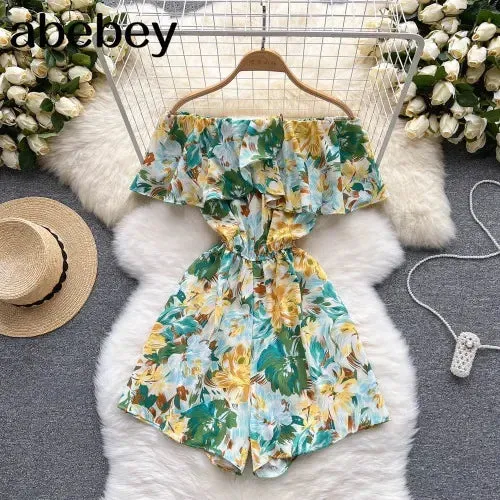Ruffled Casual Overalls