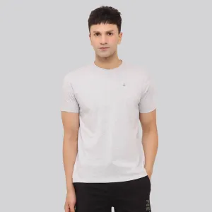 Solid Stretch T-shirt -  Heather Grey