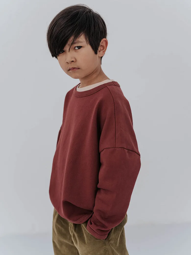 Sweater Boxy Root Brunette