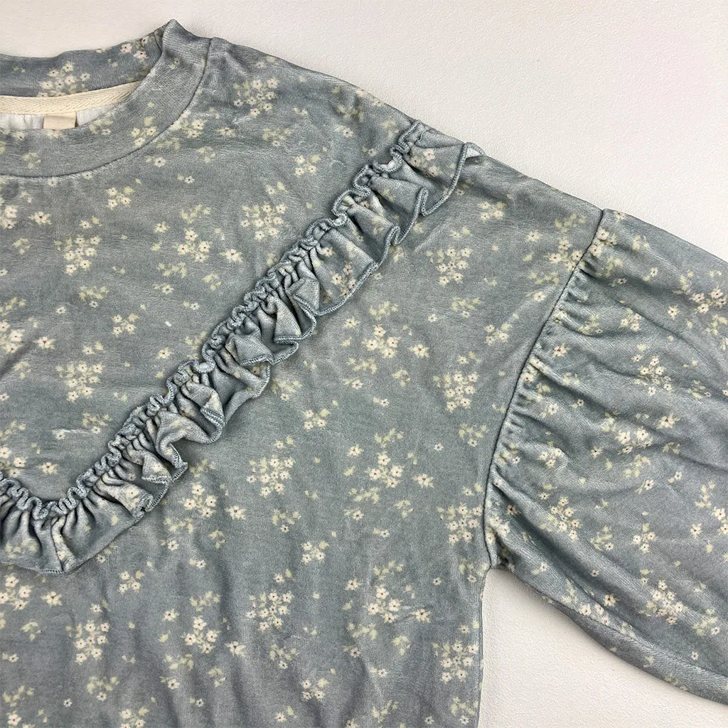 Sweater Gaia Flower Grey