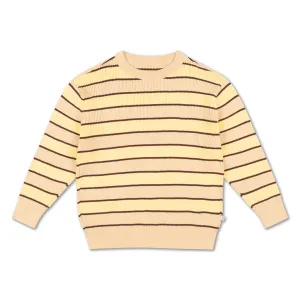 Sweater Knit Golden Stripe