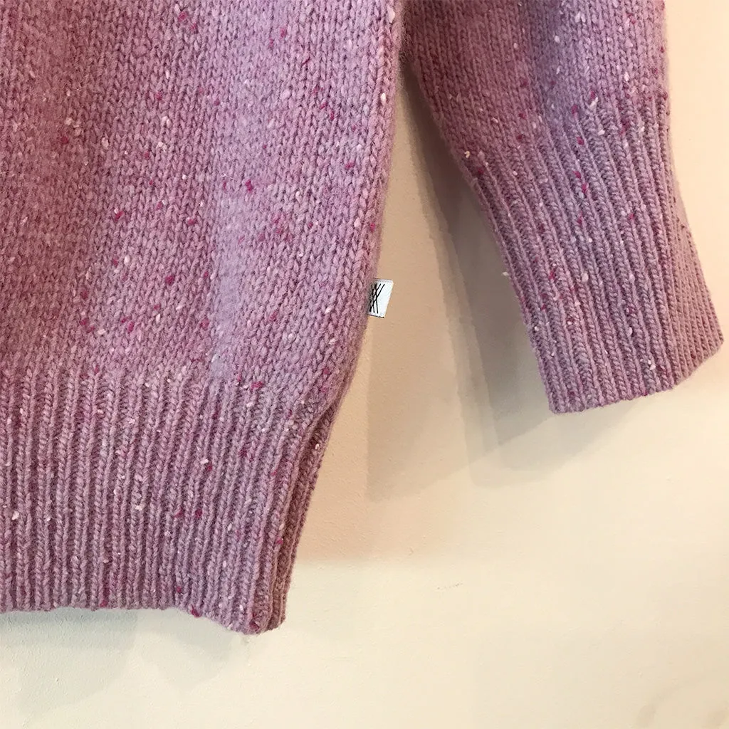 Sweater Knit Purple - Sample