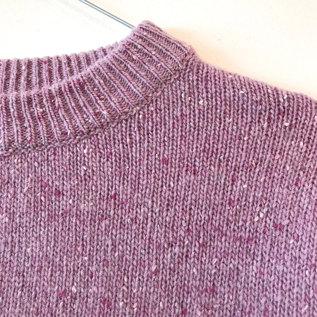 Sweater Knit Purple - Sample