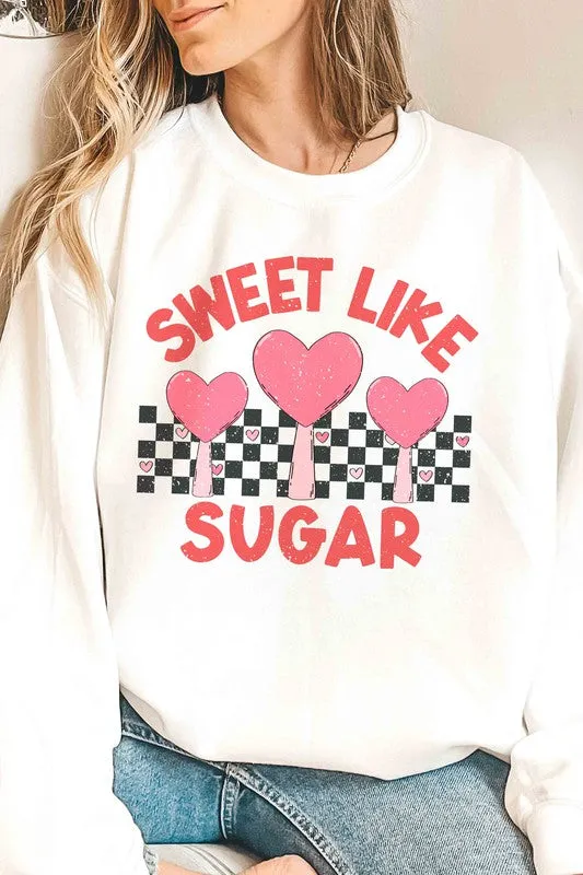 SWEET LIKE SUGAR GRAPHIC SWEATSHIRT