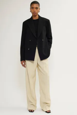 Tailored flat front trousers