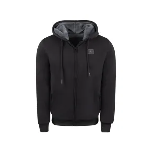 T.O. Collection Men's Dulce Black Hoodie - Charcoal Fur