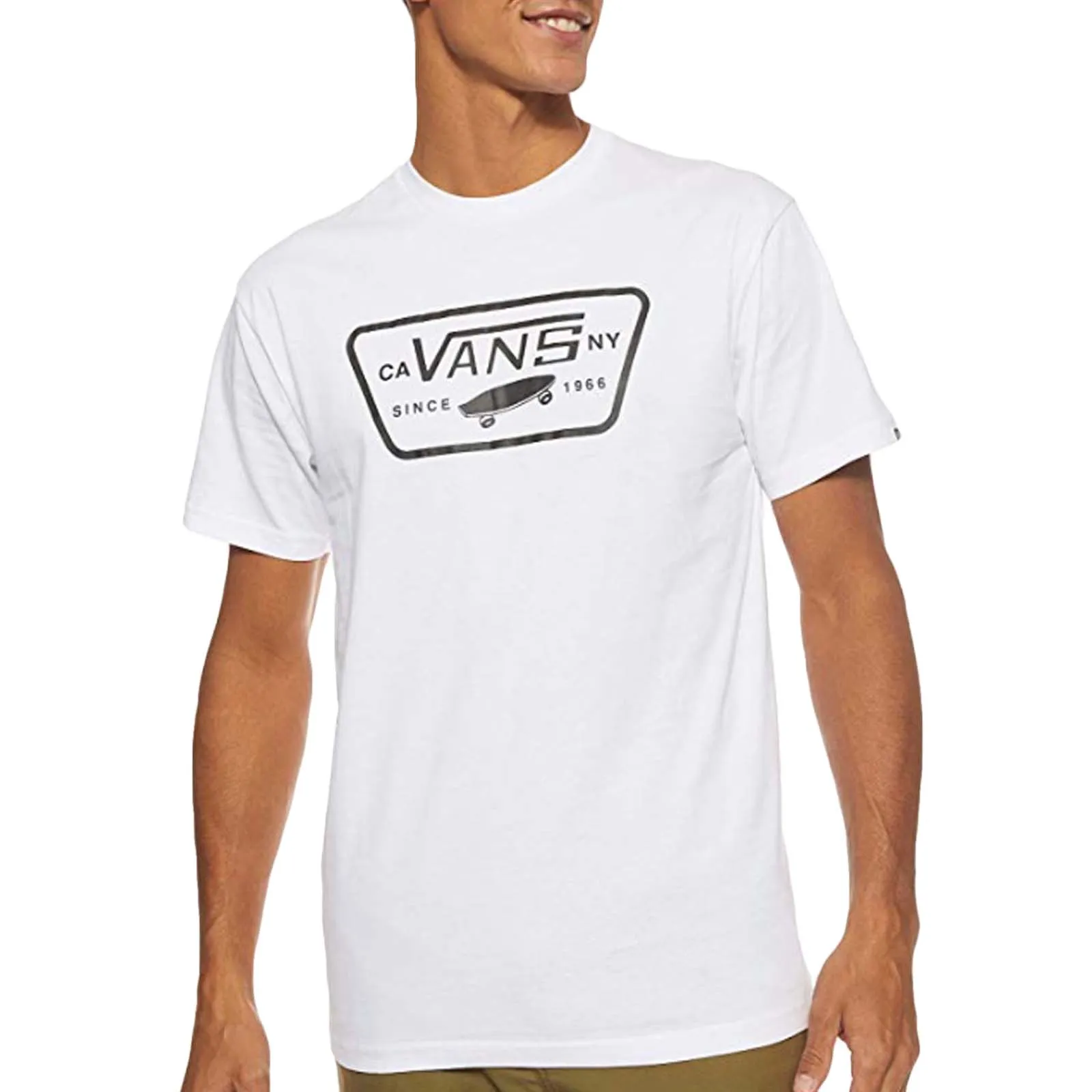 Vans Full Patch T-Shirt - White/Black