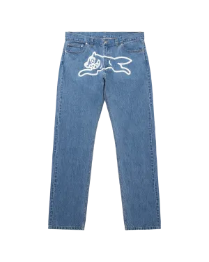 Washed Denim Pants