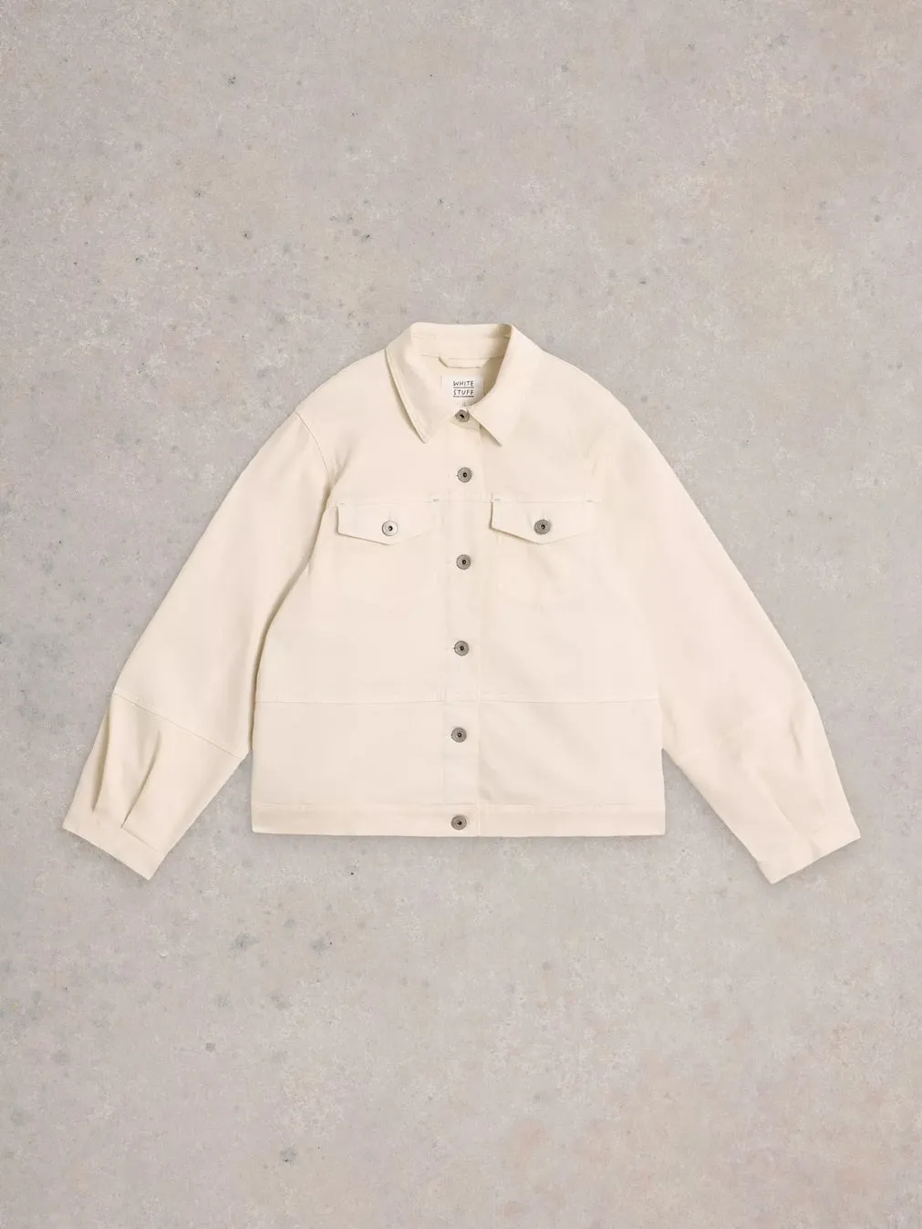 White Stuff Camille Denim Jacket Light Nat