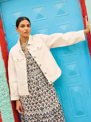 White Stuff Camille Denim Jacket Light Nat