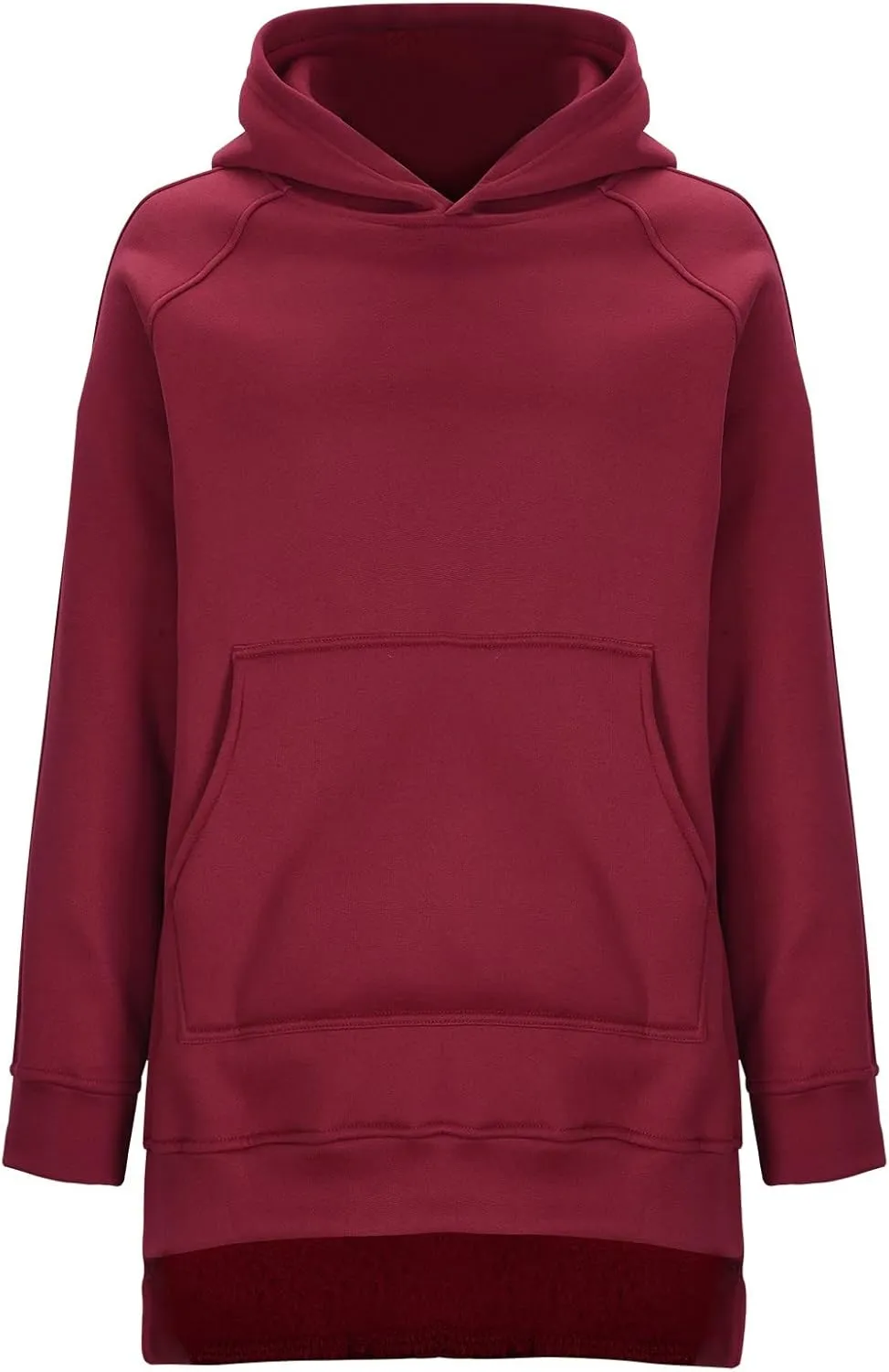 Womens Hoodies Oversized Soild Long Sleeve Pullover Hooded Sweatshirt Casual Loose Outfits 2024 Fall Clothes