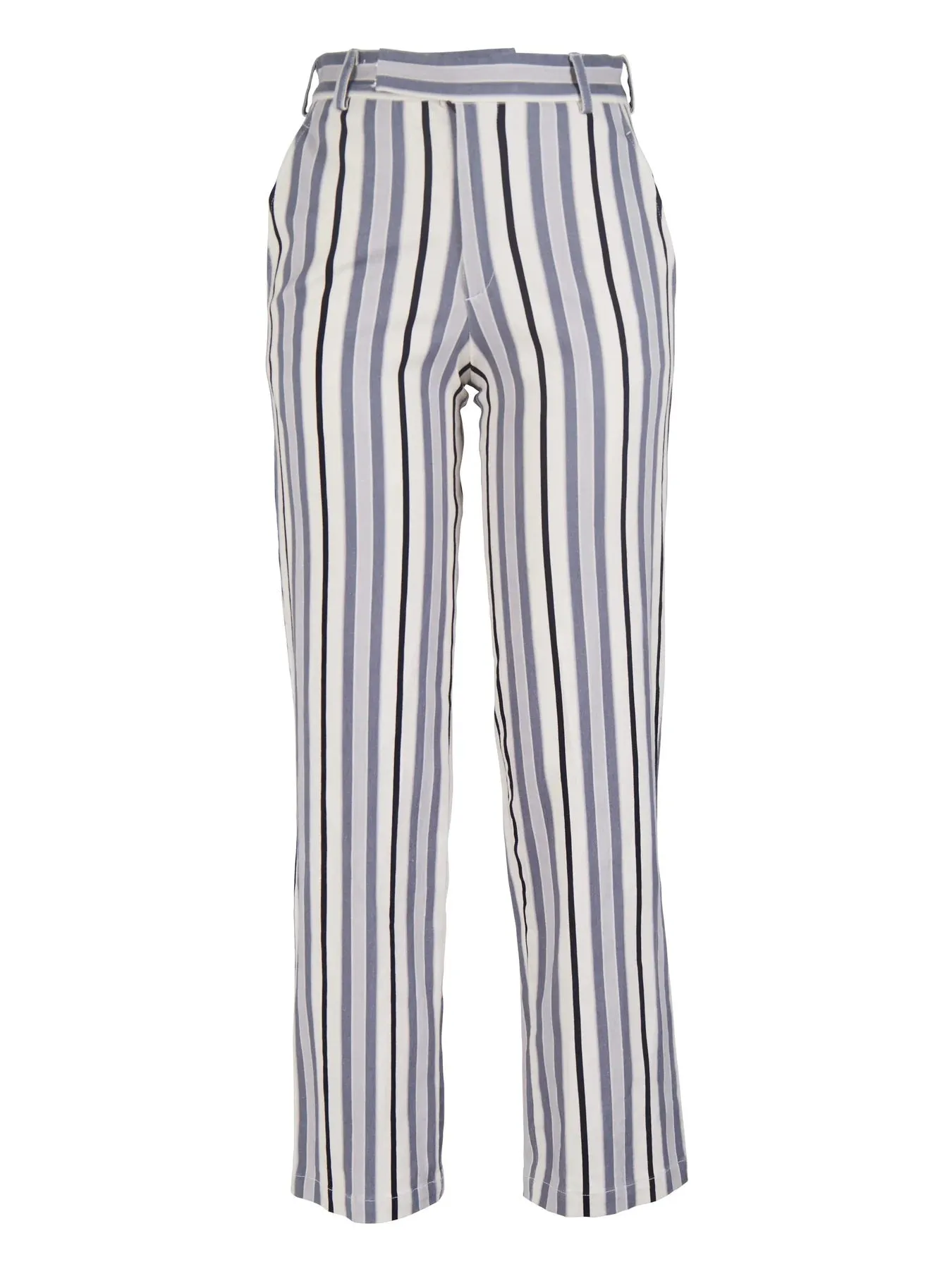 Yusi Striped Trousers -Bone Mix