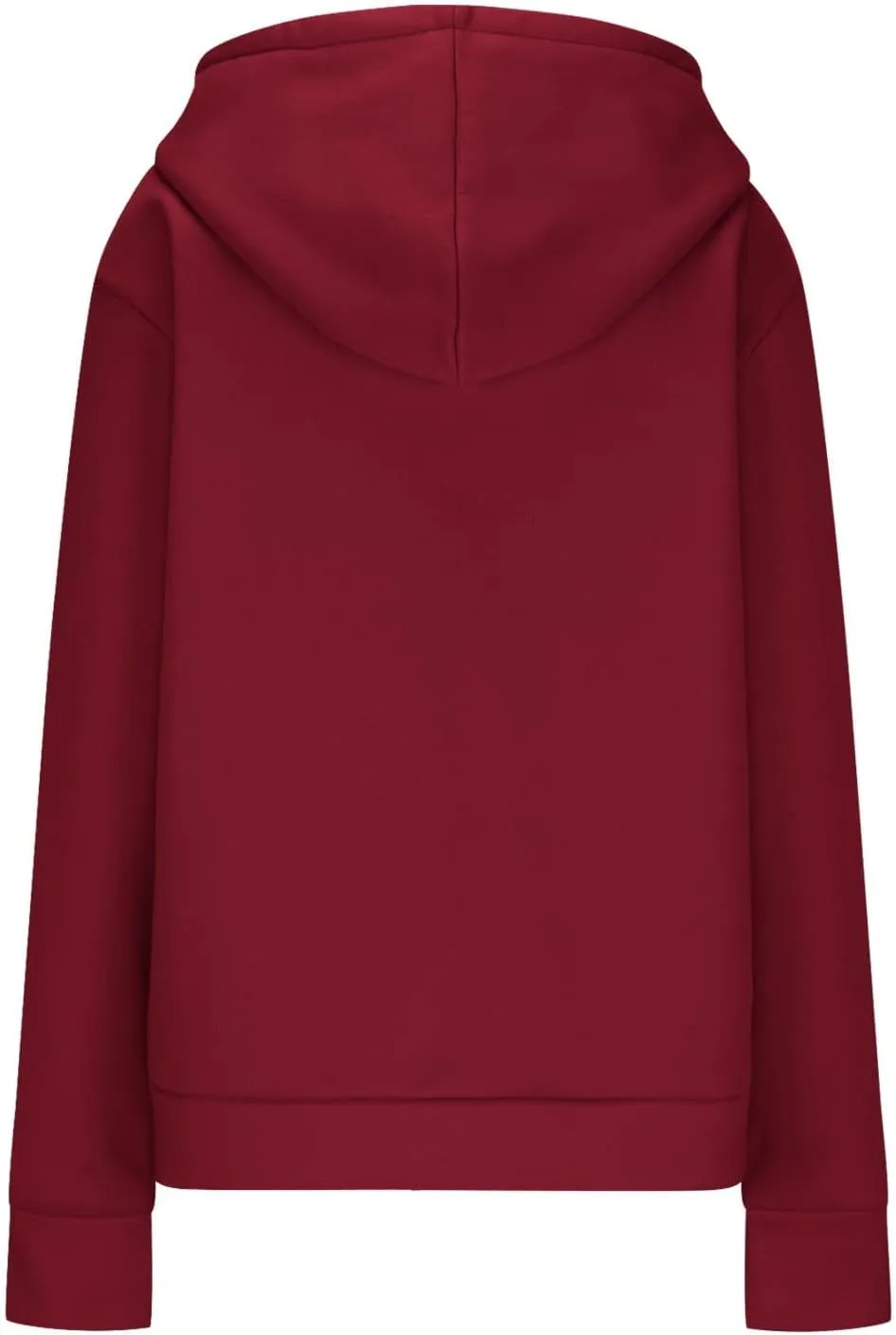 Zip Up Hoodie Womens Long Sleeve Drawstring Hooded Sweatshirt Casual Fleece Jacket 2024 Fall Outfits with Pockets